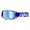100 Percent Maschera 100% Armega Blu Bianca Con Lente Specchiata Blu 2 100 Percent Maschera 100% Armega Blu Bianca Con Lente Specchiata Blu -Vendite Biciclette MTB 100 50005 00004 001