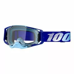 100 Percent Maschera 100% Armega Blu Con Lenti Trasparente