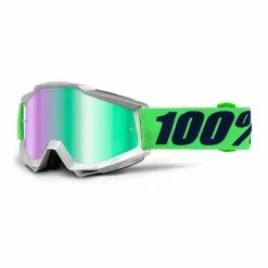 100 Percent Maschera 100% Accuri Verde Lente A Specchio Verde