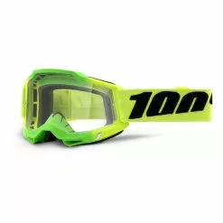 100 Percent Maschera 100% Accuri 2 Verde Giallo Con Lente Trasparente