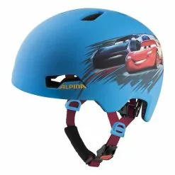 Casco Alpina Hackney Disney Cars Blu Bambini