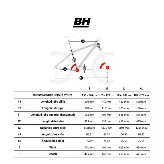BH Bikes Bicicletta MTB BH Lynx Race 6.0 Rosso 8 BH Bikes Bicicletta MTB BH Lynx Race 6.0 Rosso - immagine 6