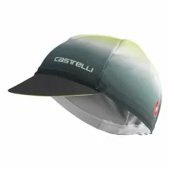 Cappellino Castelli Dolce Verde Scuro Giallo Donna