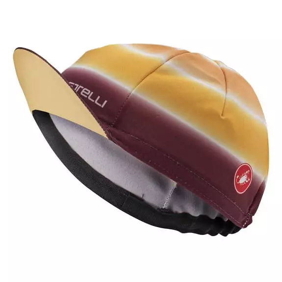Cappellino Castelli Dolce Giallo Sabbia Bordeaux Donna 4 Cappellino Castelli Dolce Giallo Sabbia Bordeaux Donna - immagine 2