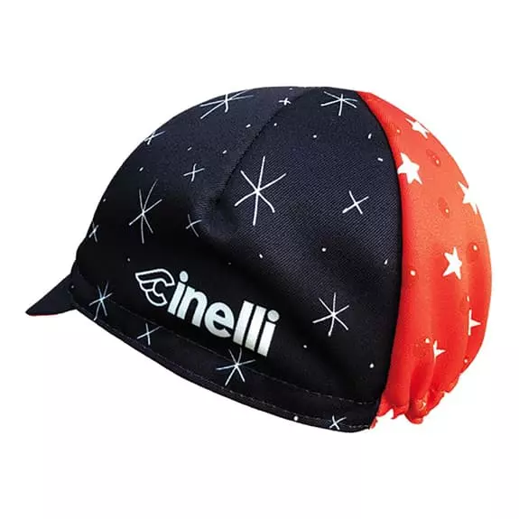 Cappellino Cinelli Sergio Mora Cosmic Riders Nero 5 Cappellino Cinelli Sergio Mora Cosmic Riders Nero - immagine 3