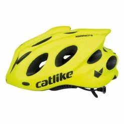 Casco Catlike Kompact'o Giallo Fluo Opaco