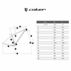 Bicicletta MTB Coluer Ascent 273 Nero Intenso 5 Bicicletta MTB Coluer Ascent 273 Nero Intenso -Vendite Biciclette MTB coluer ascent 271 272 273 2