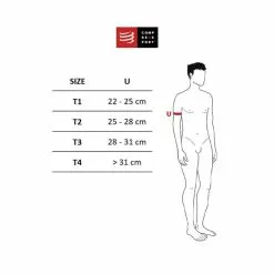 Manicotti Compressport ArmForce Ultralight Blu -Vendite Biciclette MTB cps u com armwarmers st v2 3