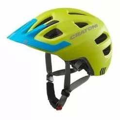 Casco Cratoni Maxter Pro Lime Blu Mate Bambini