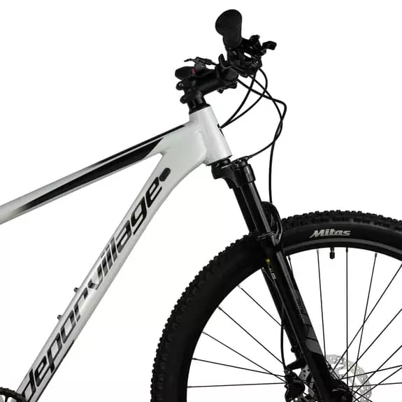 Bicicletta MTB Deporvillage GR900 2.0 Bianco Nero 7 Bicicletta MTB Deporvillage GR900 2.0 Bianco Nero - immagine 5