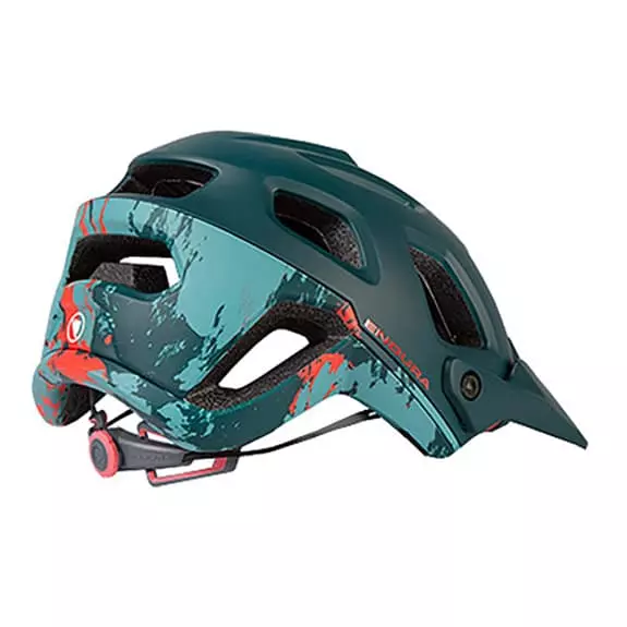 Casco Endura SingleTrack II Verde Bluastro 4 Casco Endura SingleTrack II Verde Bluastro - immagine 2