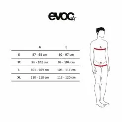 Pettorina Evoc Protector Nero -Vendite Biciclette MTB evo m cl protection wear st v1 1