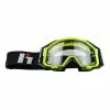 Maschera Hebo Quantum II Giallo Nero Con Lente Trasparente -Vendite Biciclette MTB hbo hg1007 yf 001