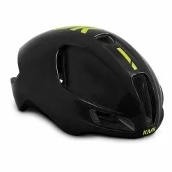 Casco Kask Utopia WG11 Nero Giallo Fluo