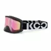 Maschera KOO Edge Nero Con Lente Zeiss Pink Mirror