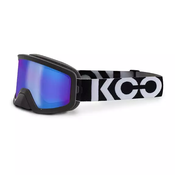 Maschera KOO Edge Nero Con Lente Zeiss Blue Mirror 3 Maschera KOO Edge Nero Con Lente Zeiss Blue Mirror