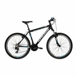 Bicicletta MTB Kross Hexagon 1.0 26" SunRace Nero Bianco Blu