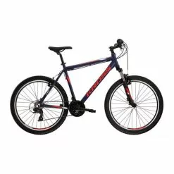 Bicicletta MTB Kross Hexagon 1.0 26" Shimano Blu Rosso Grigio