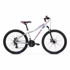 Bicicletta MTB Kross Lea 3.0 27.5" Sunrace Bianco Blu Lilla Donna