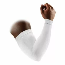 Manicotti McDavid Elite Compression Bianco
