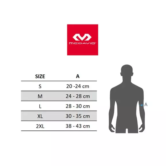 Maniche Per Avambraccio McDavid HEX Nero 4 Maniche Per Avambraccio McDavid HEX Nero - immagine 2