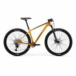 Bicicletta MTB Merida Big Nine 5000 Nero Arancione Chiaro