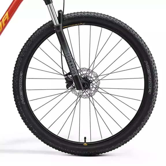 Bicicletta MTB Merida Big Nine 60 Rosso Arancione 6 Bicicletta MTB Merida Big Nine 60 Rosso Arancione - immagine 4