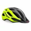 Casco MET Crossover Giallo Grigio Opaco -Vendite Biciclette MTB mt 730074 c 001