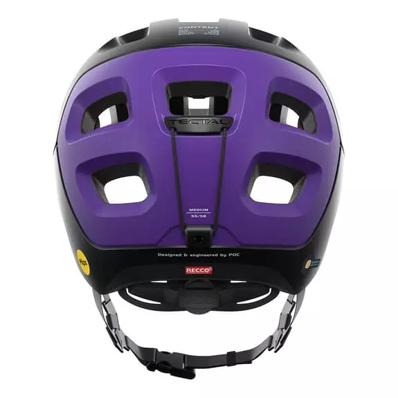 Casco POC Tectal Race MIPS Nero Viola Zaffiro 6 Casco POC Tectal Race MIPS Nero Viola Zaffiro - immagine 4
