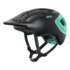 Casco POC Axion SPIN Nero Uranio Verde Opaco
