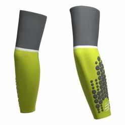 Manicotti Compressport ArmForce Ultralight Verde Lime Grigio -Vendite Biciclette MTB po su00008b 607 004