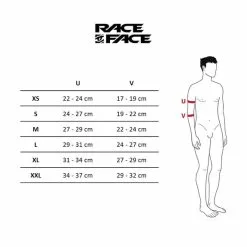 Ginocchiere Race Face Ambush Nero -Vendite Biciclette MTB raf u com elbow protection st v1 1