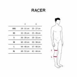 Ginocchiere Racer Profile Nero Arancione -Vendite Biciclette MTB rcr u com knee pads st v1