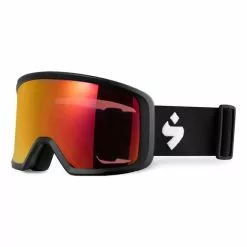 Maschera Sweet Protection Firewall MTB RIG Reflect Nero Con Lenti Rosso
