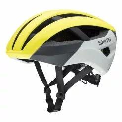 Casco Smith Network MIPS Giallo Fluo Grigio