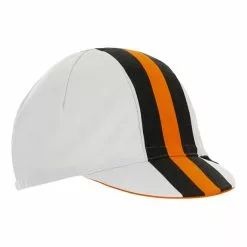 Cappellino Santini Bengal Bianco Nero Arancione -Vendite Biciclette MTB st 2s460cotbeng bi 005