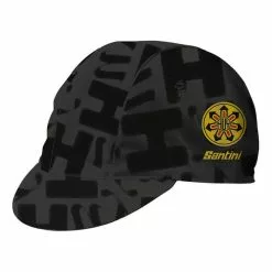 Cappellino Santini La Fléche Wallone Nero