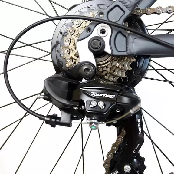 Bicicletta MTB Umit Mirage T18 Grigio Rosso 7 Bicicletta MTB Umit Mirage T18 Grigio Rosso - immagine 5